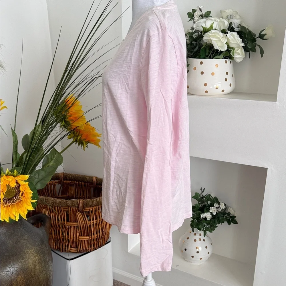 J. Crew Soft Pink Long Sleeve Tee